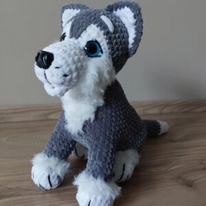 Hektor-husky amigurumi kutyus