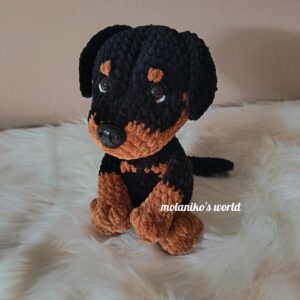 Roti-amigurumi kölyök kutyus