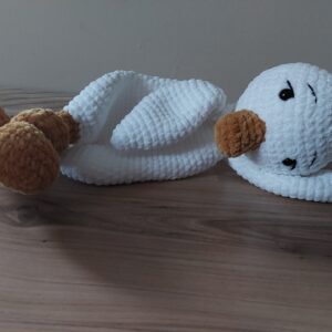 Hápi-kacsa szundi pajti-amigurumi figura
