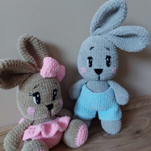 Nyuszik-amigurumi nyúl figura