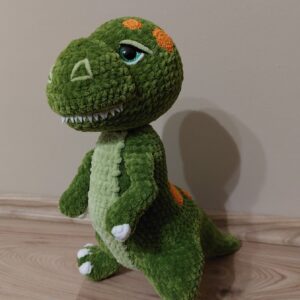 Rex-amigurumi T-rex dinoszaurusz
