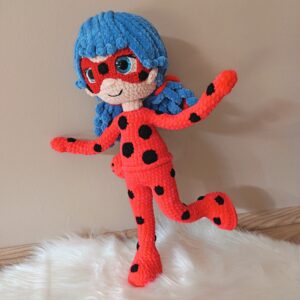 Katicalány-amigurumi figura